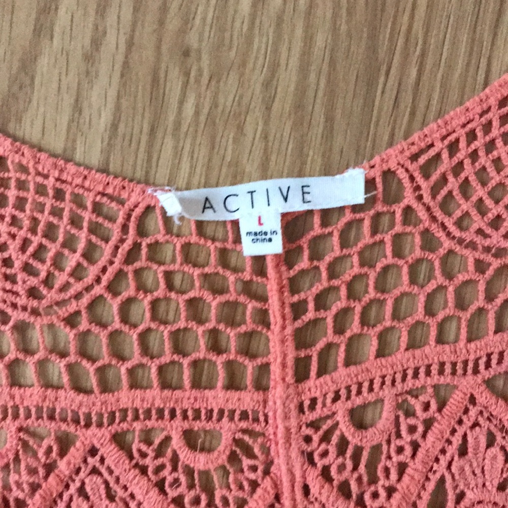 Crochet Coral Tank - Picture 3 of 3